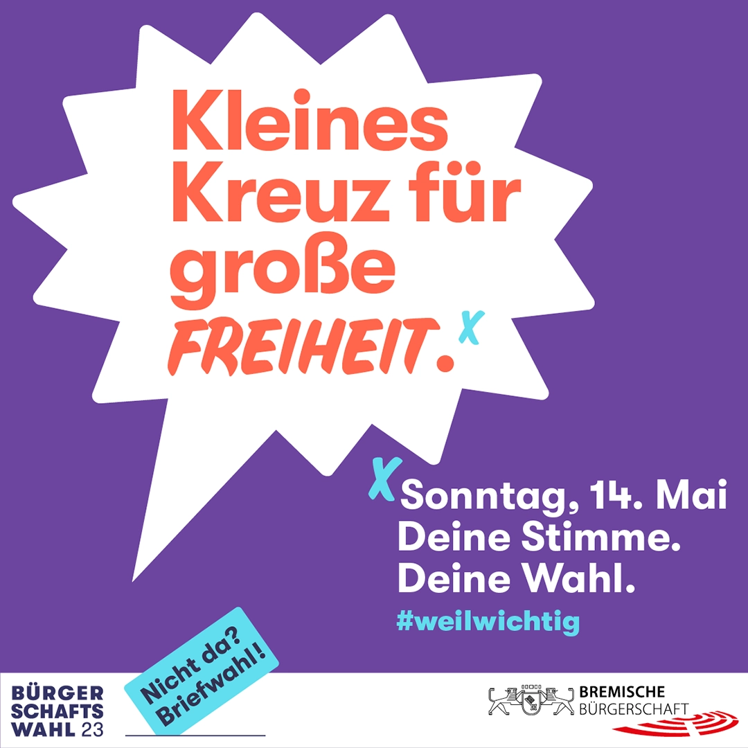 Kleines Kreus für große FREIHEIT